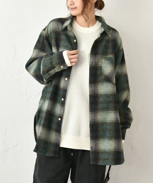 Gives a sense of fullment｜チェック柄ネルシャツ [[654307]][C]