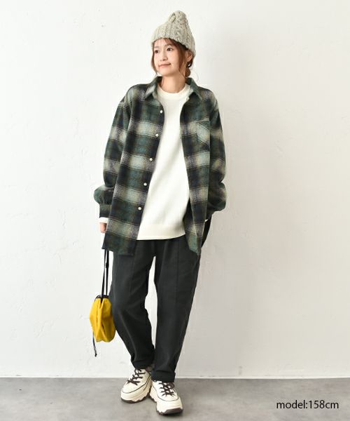 Gives a sense of fullment｜チェック柄ネルシャツ [[654307]][C]