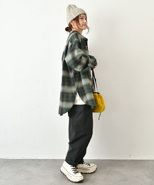 Gives a sense of fullment｜チェック柄ネルシャツ [[654307]][C]