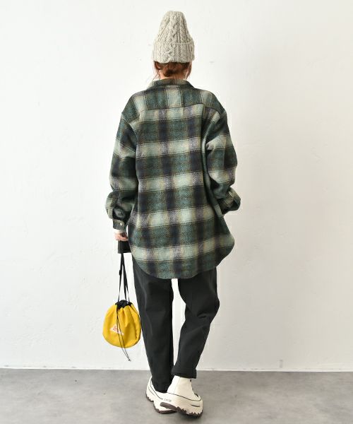 Gives a sense of fullment｜チェック柄ネルシャツ [[654307]][C]