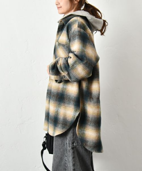 Gives a sense of fullment｜チェック柄ネルシャツ [[654307]][C]