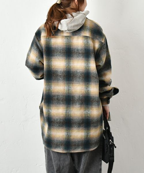 Gives a sense of fullment｜チェック柄ネルシャツ [[654307]][C]