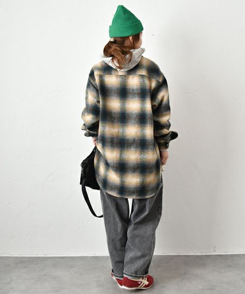 Gives a sense of fullment｜チェック柄ネルシャツ [[654307]][C]