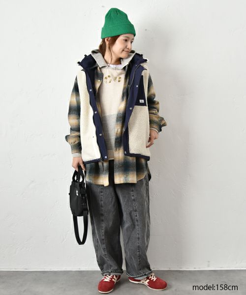 Gives a sense of fullment｜チェック柄ネルシャツ [[654307]][C]