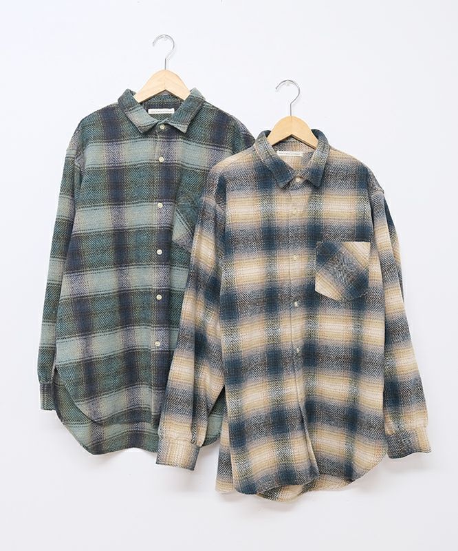 Gives a sense of fullment｜チェック柄ネルシャツ [[654307]][C]