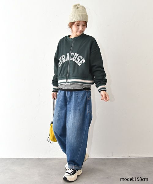 Gives a sense of fullment｜リメイクデザインZipカーデ [[854122]][C]