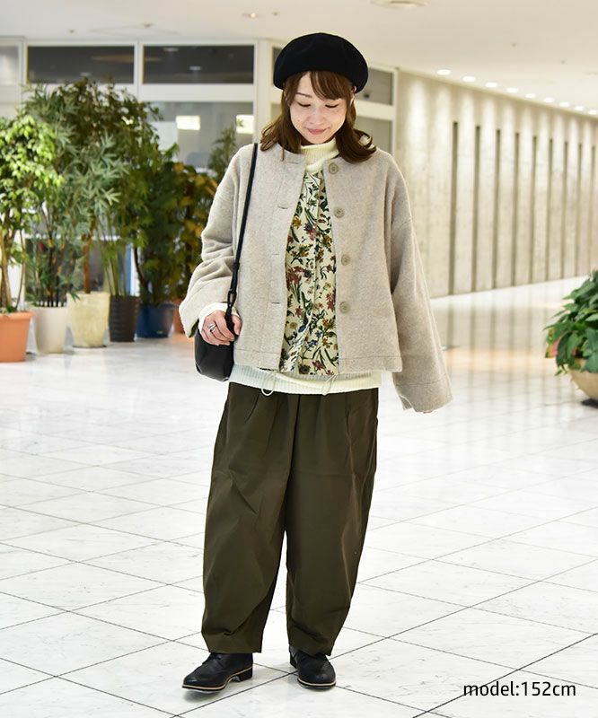 No18｜花柄コーデュロイベスト [[507073]][C]