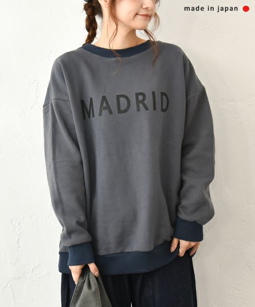 NARU｜裏起毛ロゴプリントカットソー [[669010]][C]