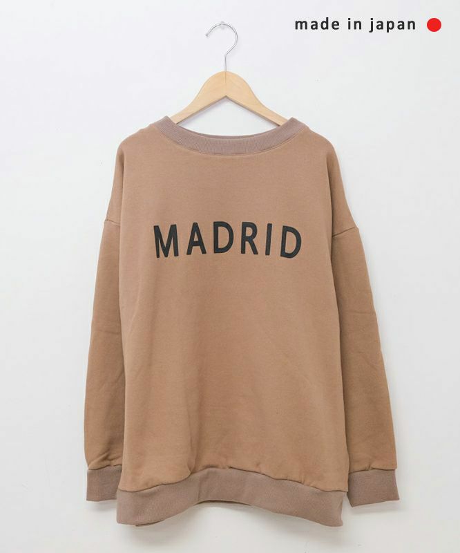 NARU｜裏起毛ロゴプリントカットソー [[669010]][C]