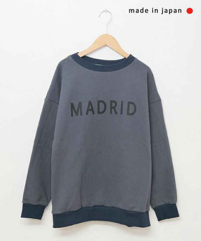 NARU｜裏起毛ロゴプリントカットソー [[669010]][C]