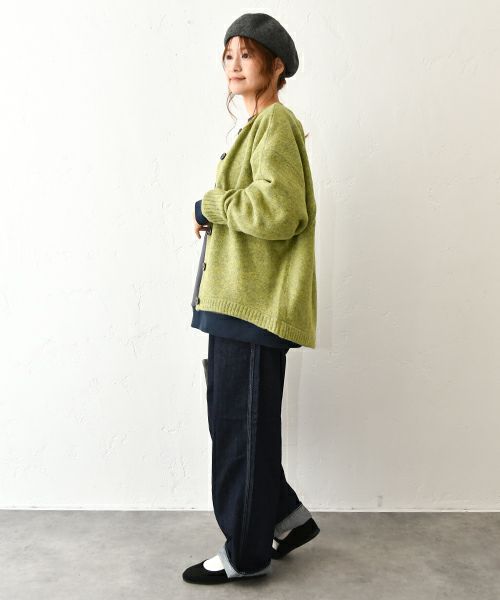 hagumu｜バックタックドロストカーディガン [[ha-CD-30]][C]