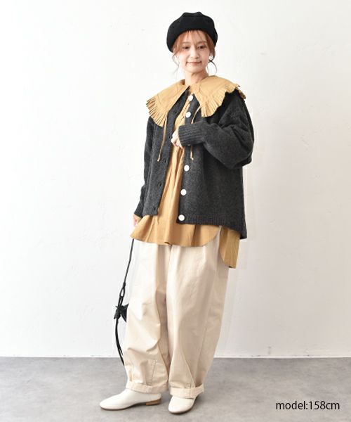 hagumu｜バックタックドロストカーディガン [[ha-CD-30]][C]