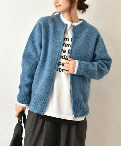 Our.｜ダブルジップ クルーネック ブルゾン[Ou-CD-06]][C]