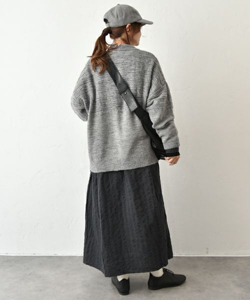 SUN VALLEY｜模様編みスラブニット [[SN8007254]][C]