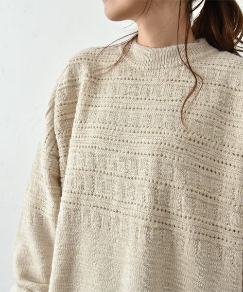 SUN VALLEY｜模様編みスラブニット [[SN8007254]][C]