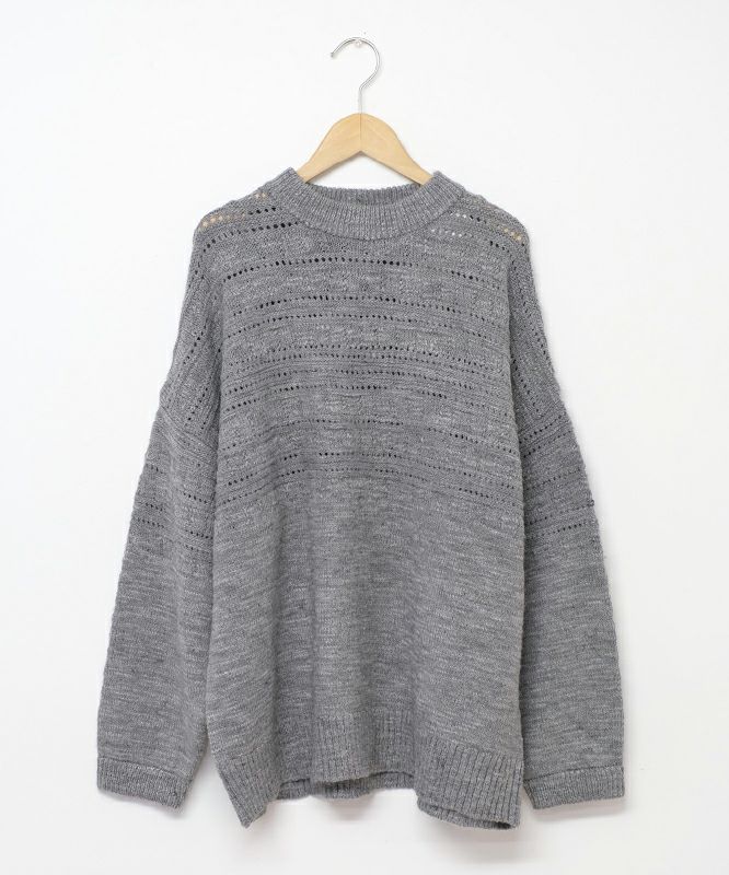  SUN VALLEY｜模様編みスラブニット [[SN8007254]][C]