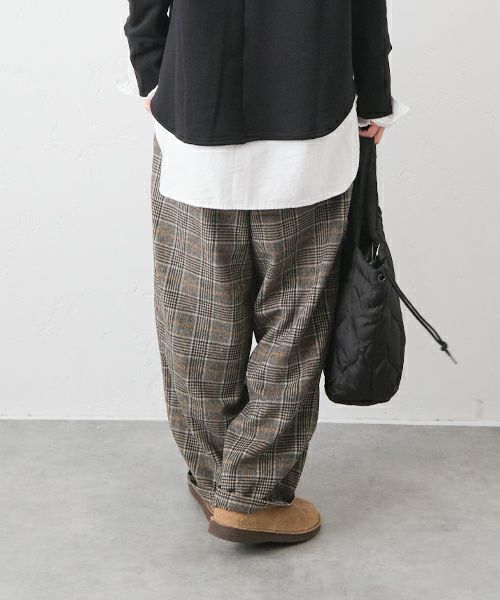 VENT BLANC｜プリティッシュタックパンツ [[VBP253459]][C]