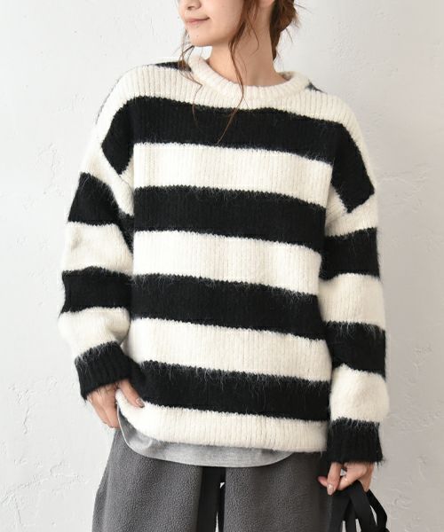 IN THE MARKET｜ボーダーニット [[100452]][C]