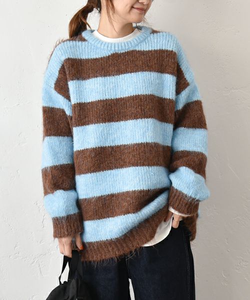 IN THE MARKET｜ボーダーニット [[100452]][C]