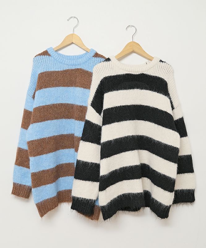  IN THE MARKET｜ボーダーニット [[100452]][C]