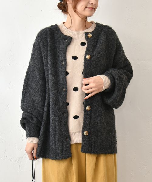 hagumu｜アルパカタッチニットカーデ [[50040352]][C]