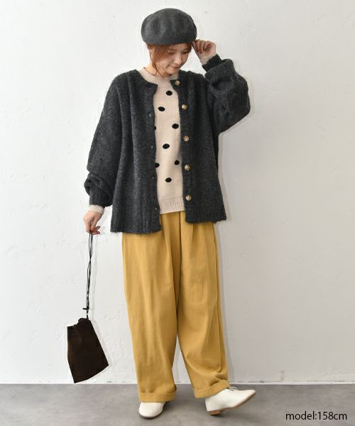 hagumu｜アルパカタッチニットカーデ [[50040352]][C]