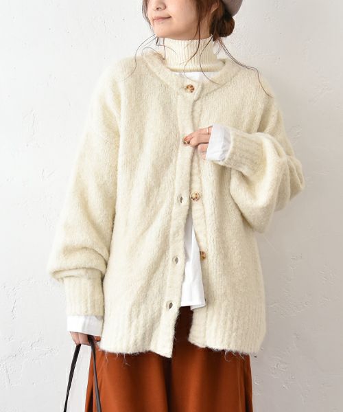 hagumu｜アルパカタッチニットカーデ [[50040352]][C]