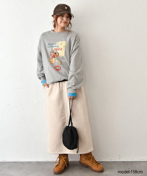 IN THE MARKET｜ボアスカート [[IN-106]][C]
