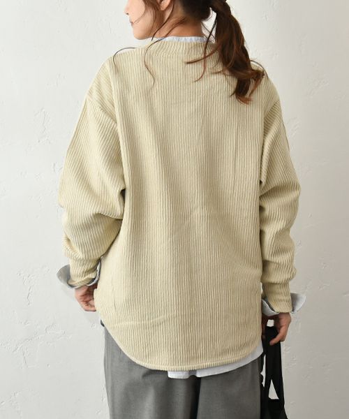 RNA｜Wフェイスリブプルオーバー [[M2564]][C]