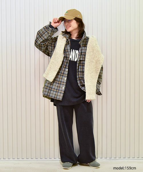 RNA｜カット素材イージーバギーパンツ [[R4395]][C]