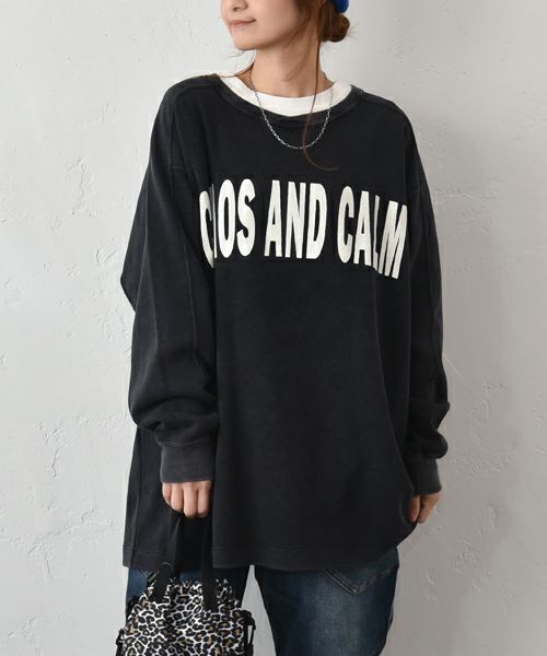  RNA｜BIGプルオーバーロゴカットソー [[M2550]][C]