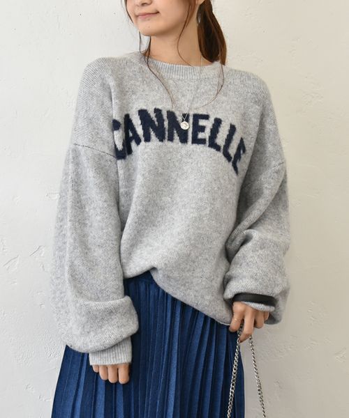 HUMS｜ロゴジャガードニット [[60055352]][C]