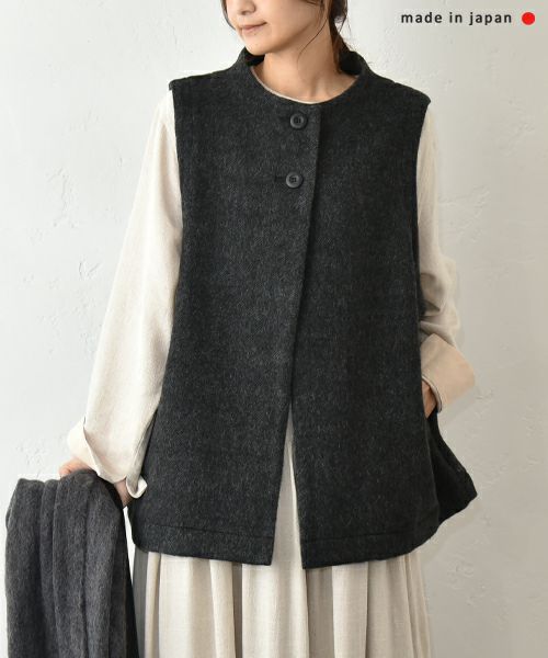 No18｜ウールシャギーベスト [[CE1VE241103C]][C]