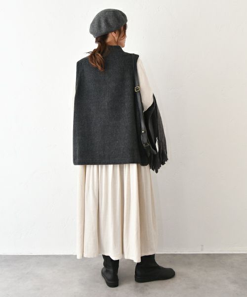 No18｜ウールシャギーベスト [[CE1VE241103C]][C]