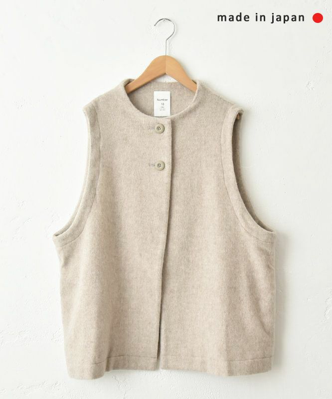 No18｜ウールシャギーベスト [[CE1VE241103C]][C]