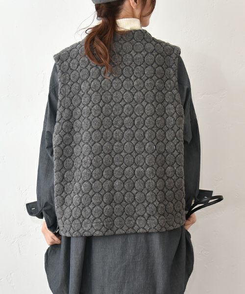 No18｜ドットジャガードベスト [[CE1VE251101]][C]