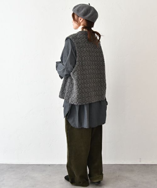 No18｜ドットジャガードベスト [[CE1VE251101]][C]