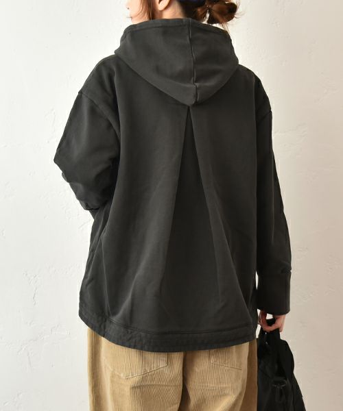 Our.｜スウェットロゴ入りデザインパーカー [[C-9045-1]][C]