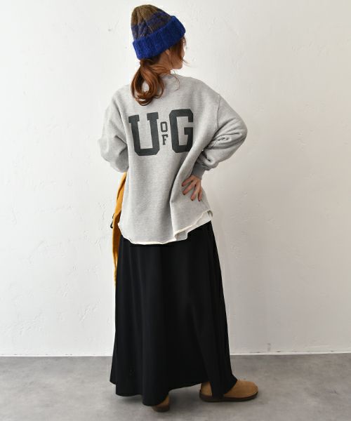 her.｜バックプリントスウェットプルオーバー [[MA-513020]][C]