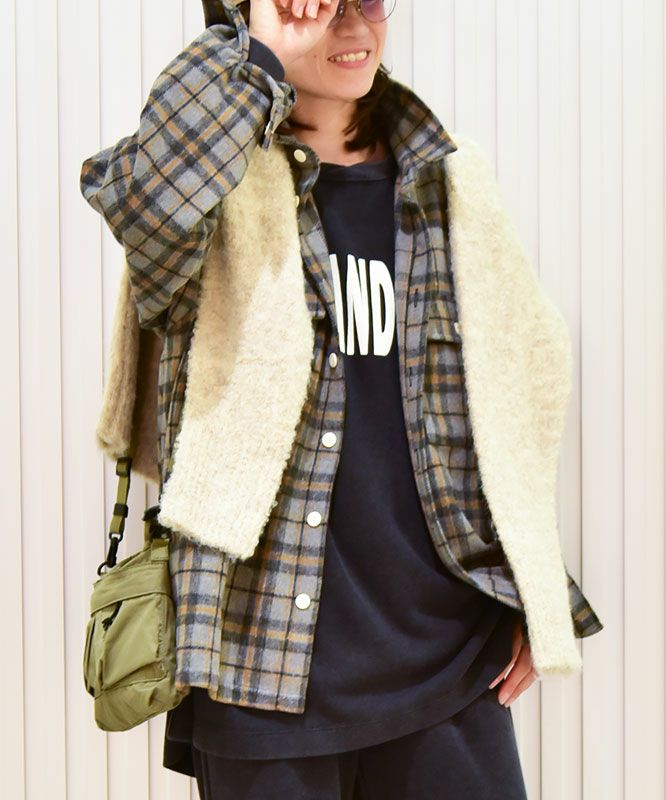 IN THE MARKET｜チェック柄ネルシャツ [[C-2437]][C]