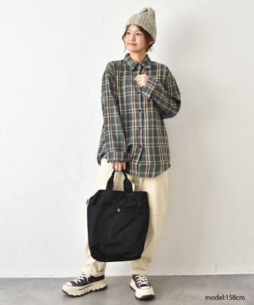 IN THE MARKET｜チェック柄ネルシャツ [[C-2437]][C]