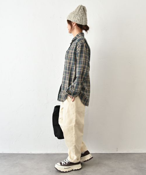 IN THE MARKET｜チェック柄ネルシャツ [[C-2437]][C]