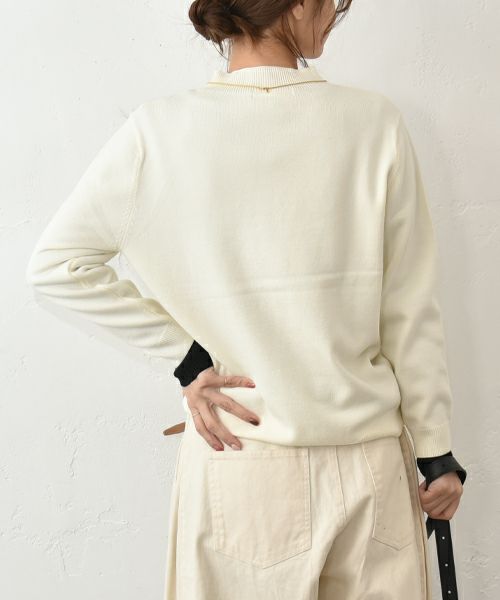  HUMS｜刺しゅうロゴニットPO [[RNK-251111]][C]