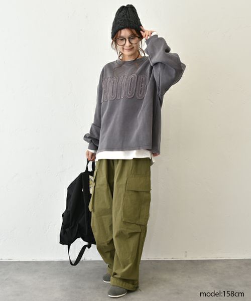 IN THE MARKET｜ピグメントロゴカットソー [[40452]][C]