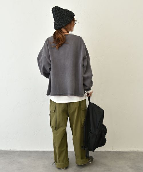 IN THE MARKET｜ピグメントロゴカットソー [[40452]][C]