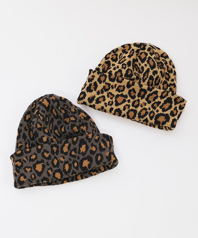 IN THE MARKET｜レオパードニット帽 [[Z251019]][C] | ma28 ONLINE STORE