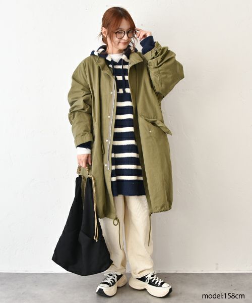 IN THE MARKET｜ボーダーニットチュニック [[C-2513]][C]