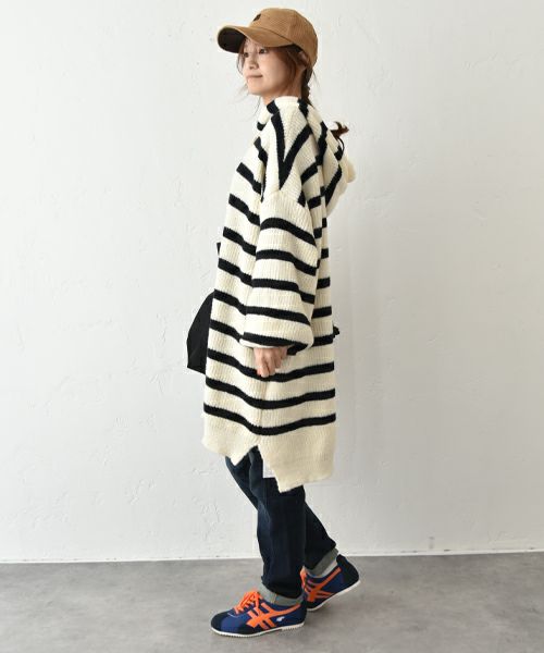 IN THE MARKET｜ボーダーニットチュニック [[C-2513]][C]