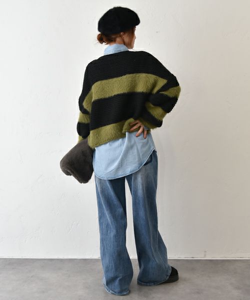 HUMS｜ボーダーニット [[C-5123]][C]