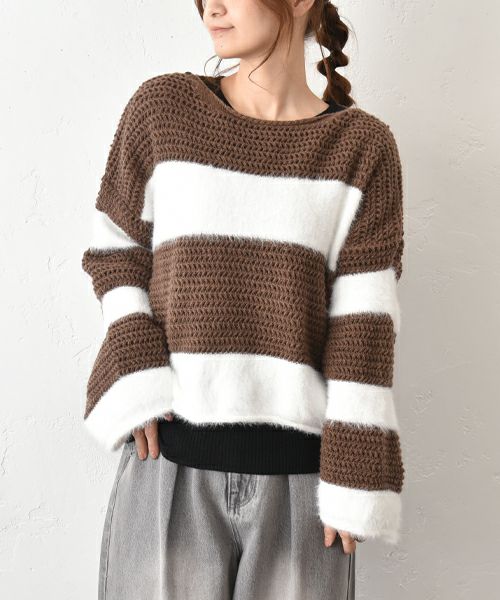 HUMS｜ボーダーニット [[C-5123]][C]